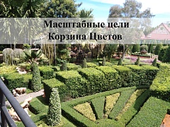 Масштабные цели Корзина Цветов